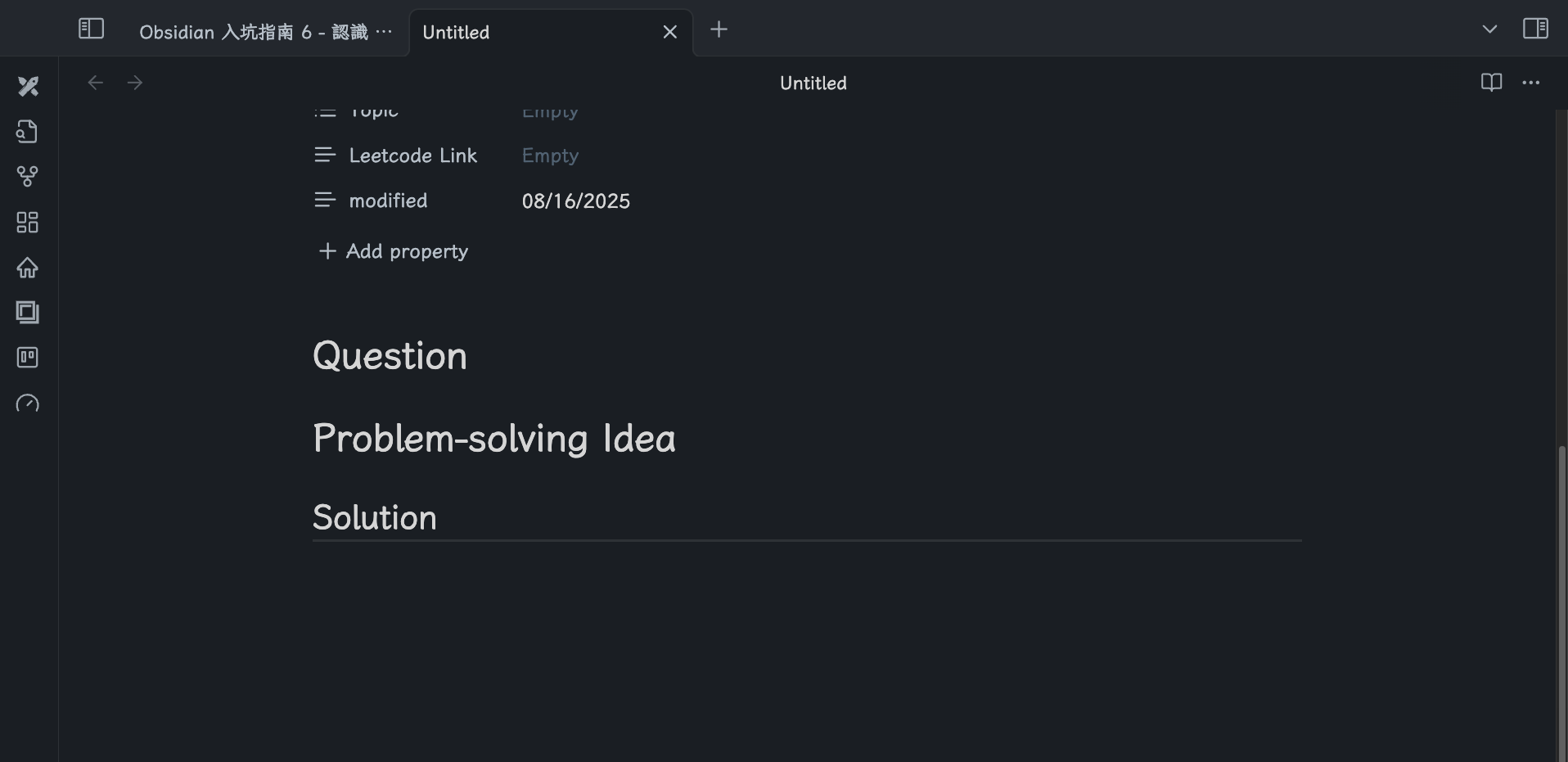 Leetcode Template